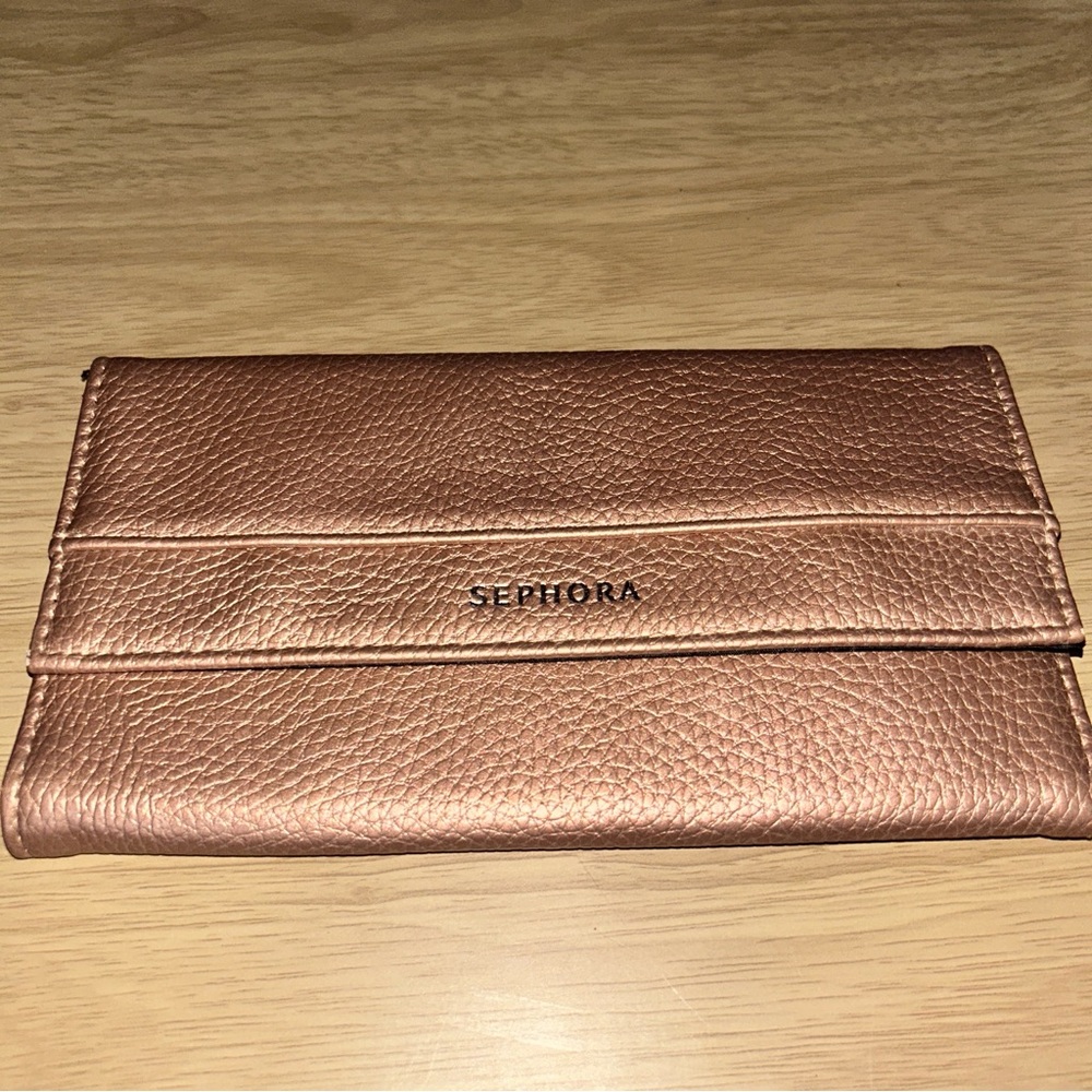 Sephora Rose Gold Cosmetic Bag